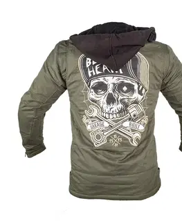 W-TEC Black Heart Hat Skull Jacket Hat Skull - S