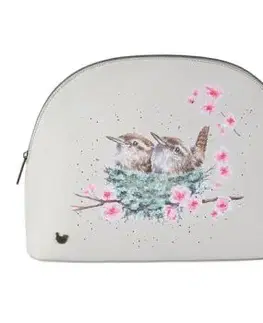 Veľká kozmetická taška Wrendale Designs "Home Tweet Home" – vtáčiky