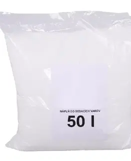 KONDELA EPS 50 náplň do sedacích vakov biela