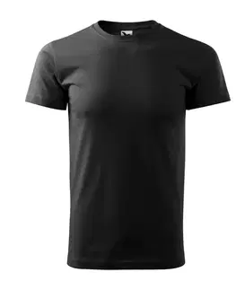 MALFINI Pánske tričko - BASIC -čierne XL