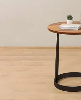 Príručný stolík / Odkladací stolík Callisto - Walnut