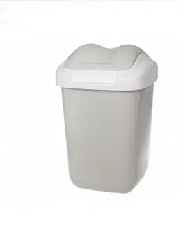 Kinekus Kôš na odpad preklápací 15 l, plastový, FALA, cappuccino