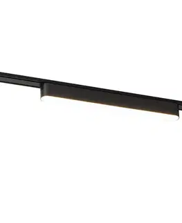 Moderné čierne koľajnicové bodové svetlo 1-fázové 10W 3000K - Magnetic Marra