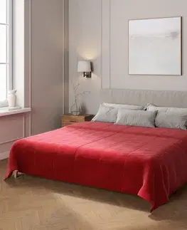 Dekoria Zamatový prehoz Velvet, Rød, Velvet, 704-15