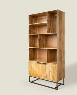 Dekoria Knižnica Orm 100x40x202cm, 100 x 40 x 202 cm 