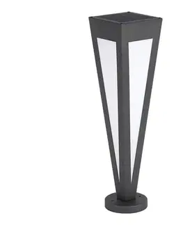  LED Solárna lampa LED/2W/3,7V IP65 3000K čierna 23350