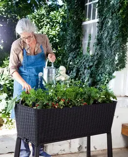 KETER Kvetináč SIMPLE GROW | hnedá