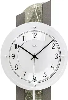 Kyvadlové nástenné hodiny 5324 AMS 68cm