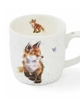 Porcelánový hrnček "Born to be Wild", 0,31 l Wrendale Designs - líšky
