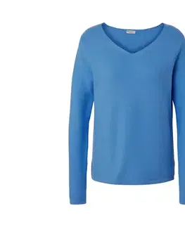 Pletený pulóver, svetlomodrý