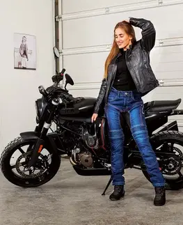 W-TEC Strass čierna s kamienkami - L