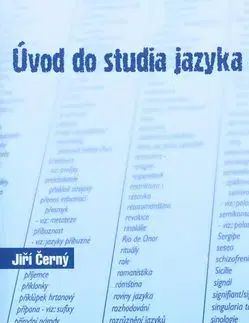 Úvod do studia jazyka - Jiří Černý