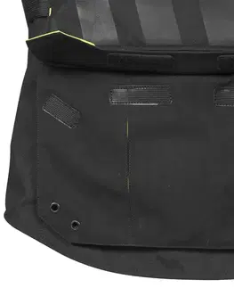 W-TEC Aircross bunda čierna-fluo žltá - 3XL