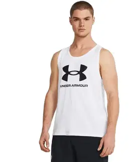 Under Armour Tielko SPORTSTYLE LOGO TANK White  S