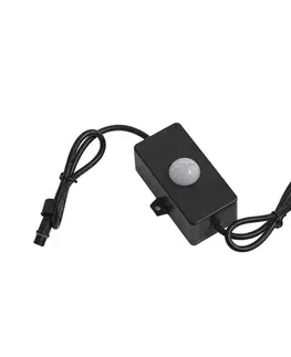 Pohybový senzor 12V čierny IP44 PIR - Voltaire