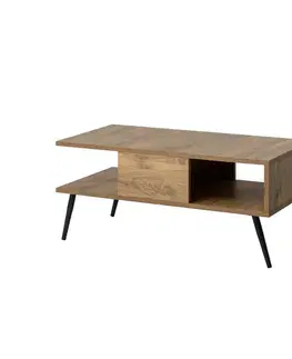 Konferenčný stolík Bukle Atlantic Pine and Black