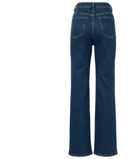 Bootcut džínsy – strih »Lou«, tmavomodré