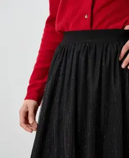 Tylová sukňa s trblietkami