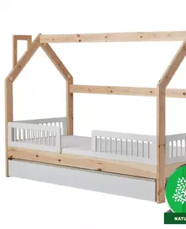 Posteľ DOMEK 200X90 borovica