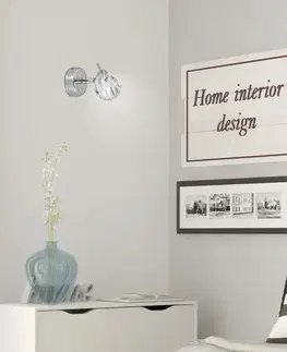 Nástenná lampa 1X40W G9 chróm BOMBOLA