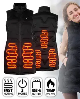 inSPORTline Electronics WARMelong čierna - XS