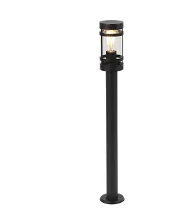 Moderná vonkajšia lampa čierna 80 cm IP44 - Gleam