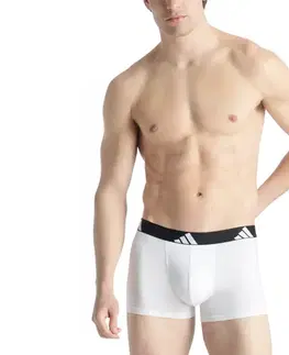 Boxerky adidas Active Flex, 3 ks, biele, sivé, čierne