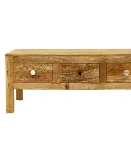 Konferenčný stolík Manu 110x45x60 indický masív mango