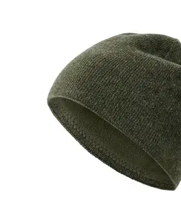 Pletená čiapka, kaki melírovaná