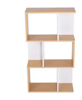 KONDELA Erdem New Typ 1 regál borovica / biela