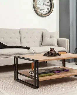 Konferenčný stolík Cosmo Atlantic Pine and Black