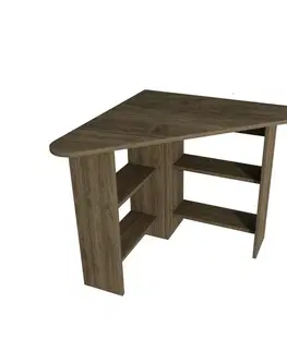 Pracovný stôl Corner Walnut