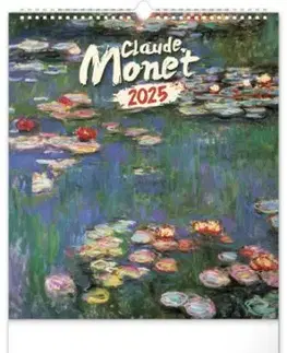 Nástenný kalendár Claude Monet 2025, 30 × 34 cm