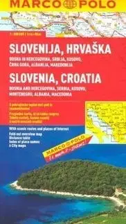Slowenien, Kroatien 1:800 000 mapa MD