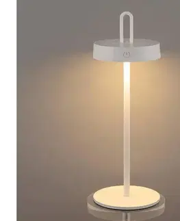 Home Sweet Home LED stmievateľná vonkajšia dobíjateľná dotyková stolná lampa SHINE LED/1,5W/3,7V 3000 mAh IP44 biela F610001-20