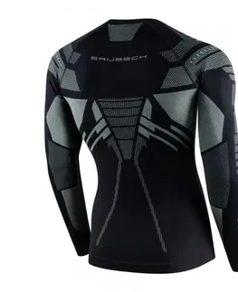 Brubeck Dry s dlhým rukávom Black/Graphite - M