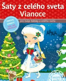 Šaty z celého sveta: Vianoce - Kniha samolepiek