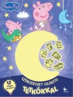 Színezőfüzet világító tetkókkal - Peppa malac