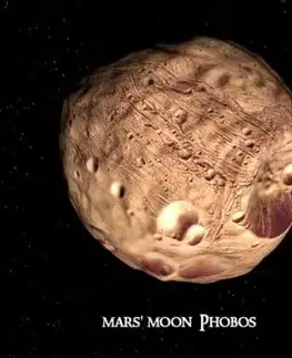 (D) 3D pohľadnica štvorec Phobos