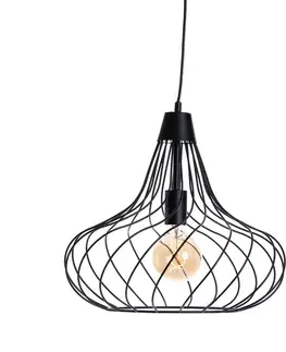 Moderne hanglamp zwart - Iggy