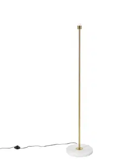 Moderná stojaca lampa mosadz - Kaso