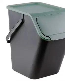 Zelená odpadkový kôš, 25l