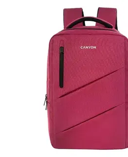 Canyon BPE-5, batoh pre 15,6´´ notebook, 22l, vodeodolný, 7 vreciek, USB-A nabíjací port, červená CNS-BPE5BD1