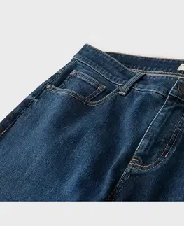 Džínsy, modrý denim