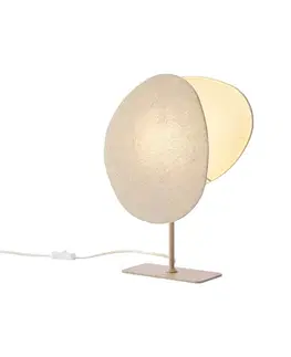Japandi stolná lampa béžová - Organica