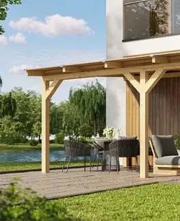 Drevená záhradná pergola 672 Weka