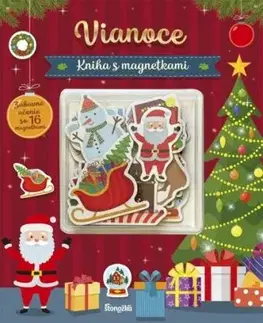 Kniha s magnetkami: Vianoce