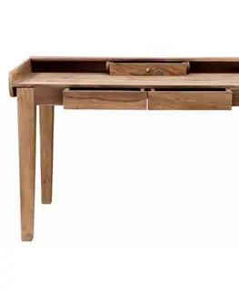 Písací stôl 130x85x70 indický masív palisander