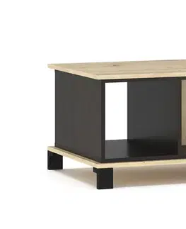 ZOLNA konferenčný stolík, dub artisan/wenge