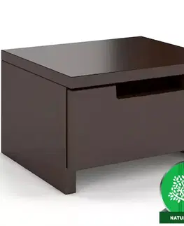 Nočný stolík buk Skandica Spectrum Nízka Palisander